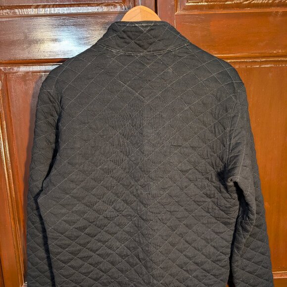 Eddie Bauer Quilted 1/4 zip - Black - Small - Picture 3 of 5